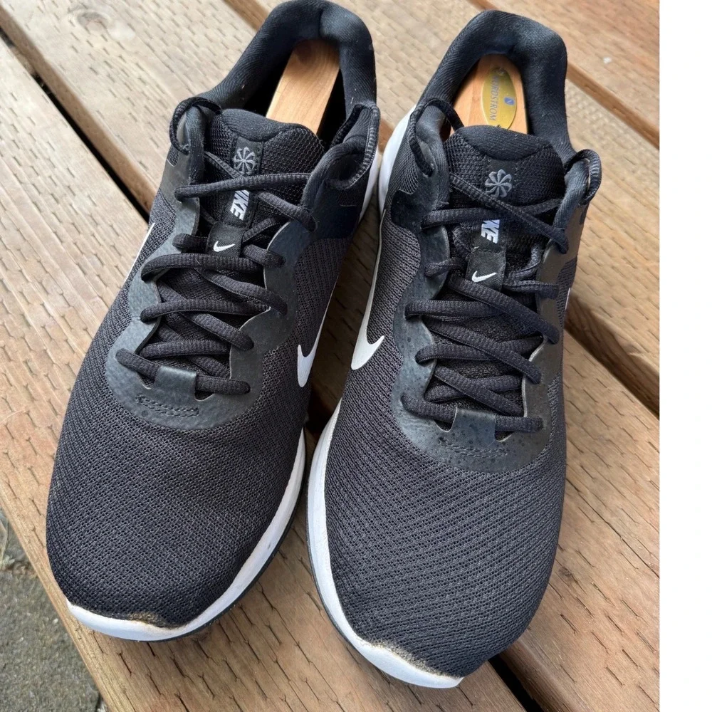 Nike Revolution 6 Next Nature Mens 11.5 Black Good Running Shoes DC3728-003